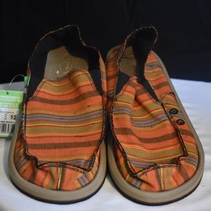 Sanuk Donny Casual Loafer Boat Shoes Mens Size 12
